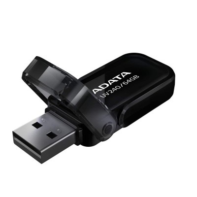 Adata lapiz usb uv240 64gb usb 2.0 negro