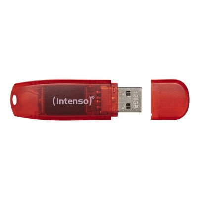 Intenso 3502491 lápiz usb 2.0 rainbow 128gb rojo