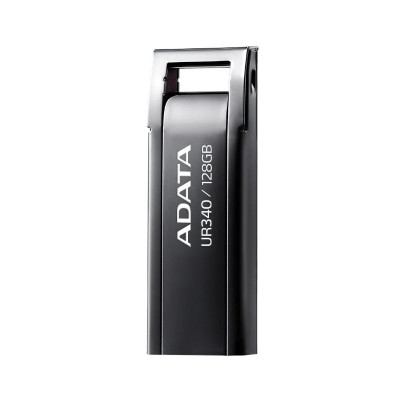 Adata lapiz usb ur340 128gb usb 3.2 metal black