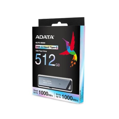 Adata lapiz usb elite ue800 512gb usb-c 3.2 gen2