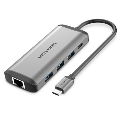 Docking USB Tipo-C Vention CNDHB/ 1xHDMI/ 3xUSB/ 1xUSB Tipo-C