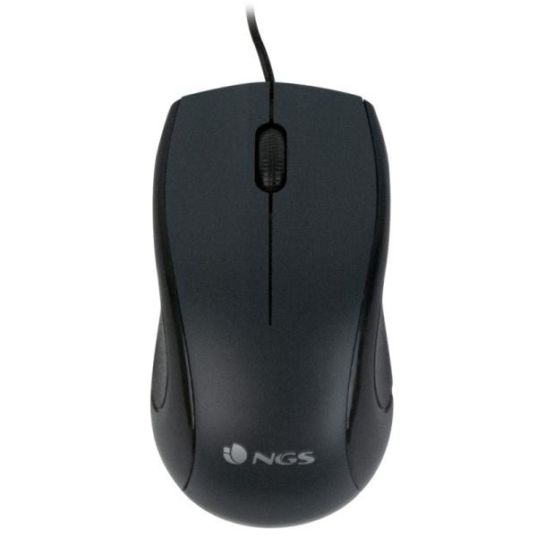 Ratón NGS Black Mist/ Hasta 1000 DPI