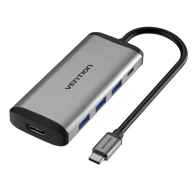 Docking USB Tipo-C Vention CNBHB/ 1xHDMI/ 3xUSB/ 1xUSB Tipo-C