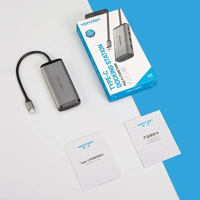 Docking USB Tipo-C Vention CNBHB/ 1xHDMI/ 3xUSB/ 1xUSB Tipo-C