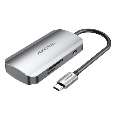 Docking USB Tipo-C Vention TNHHB/ 3xUSB/ 1xUSB Tipo-C PD/