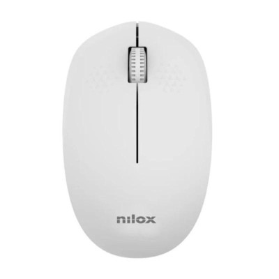 Nilox ratón wireless, 1000 dpi, 3 botones, gris