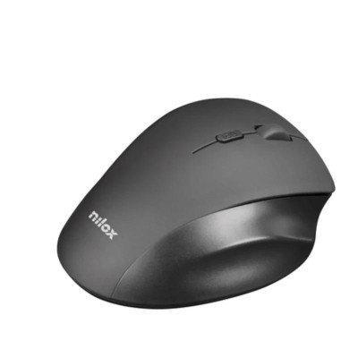 Nilox ratón wireless 3200 dpi, 2.4g, negro