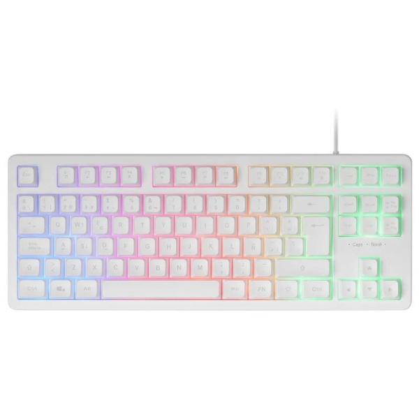 Mars gaming teclado mk023 tkl frgb blanco