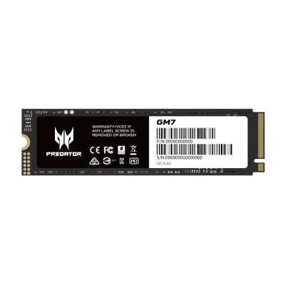 Acer Predator GM7000 SSD NVMe 2TB a 7400MB/s PCIe 4.0 M.2 2280