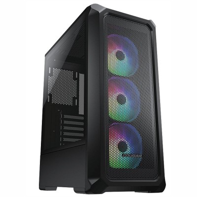 Cougar caja semitorre archon 2 mesh rgb negro