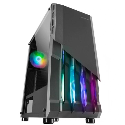 Mars gaming caja mc-x2 atx metal front black