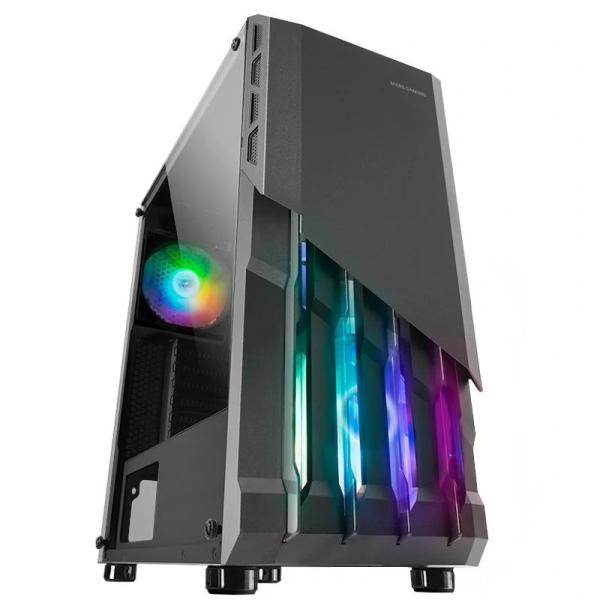 Mars gaming  caja mc-x2 atx metal front black