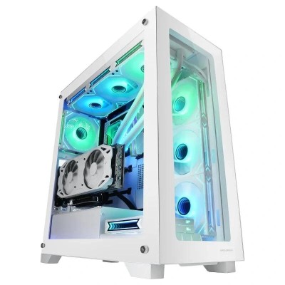 Mars gaming caja e-atx mc-xp blanco