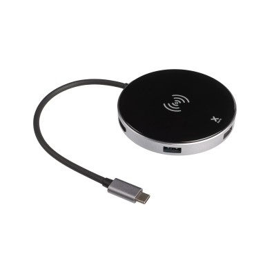 Docking USB Tipo-C con Carga Inalámbrica Xtorm XC006/ 3xUSB/