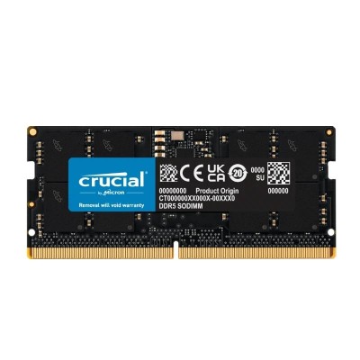 Crucial ct16g48c40s5 16gb sodimm cl40 4800mhz ddr5