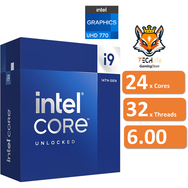 Intel Core i9-14900K 3.2/6.0 GHz con Intel UHD 770