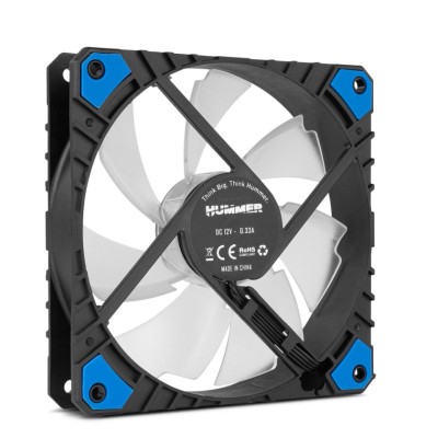 Nox ventilador hummer h-fan pro led azul 120mm pwm