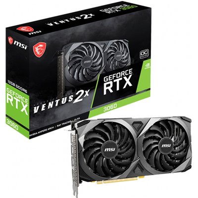 MSI VENTUS 2X Geforce RTX 3060 12GB OC