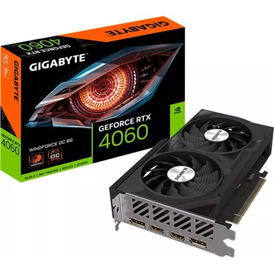 Gigabyte GeForce RTX 4060 Windforce OC 8GB GDDR6