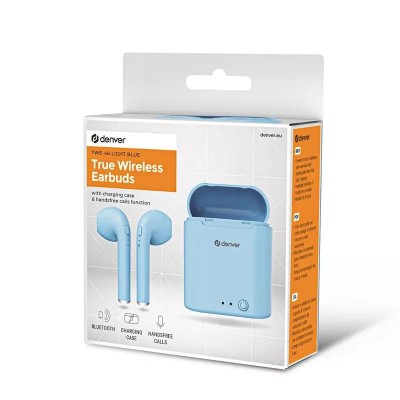 Denver auriculares twe-46light blue