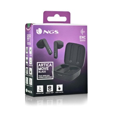 Auriculares Bluetooth NGS Ártica Move con estuche de carga/