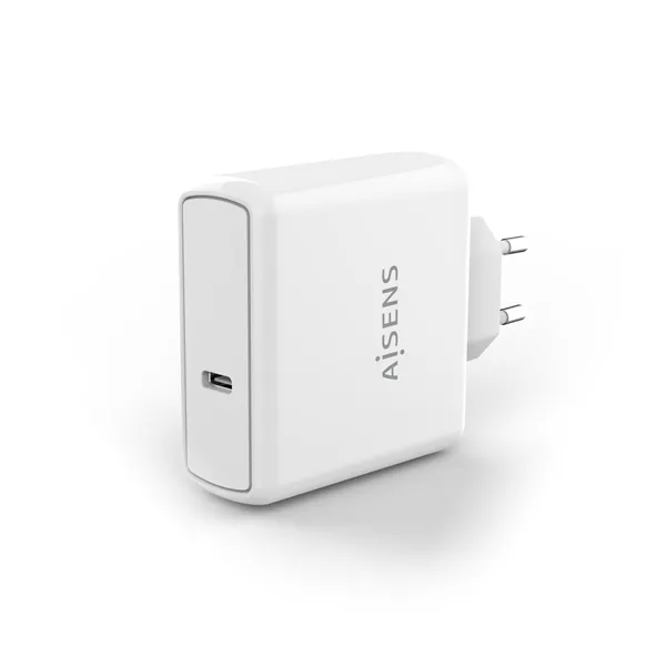 Cargador de Pared Aisens ASCH-1PD60-W/ 1xUSB Tipo-C/ 60W