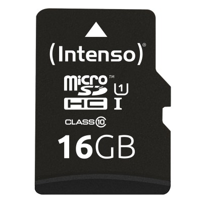 Intenso 3423470 micro sd uhs-i premium 16gb c/adap