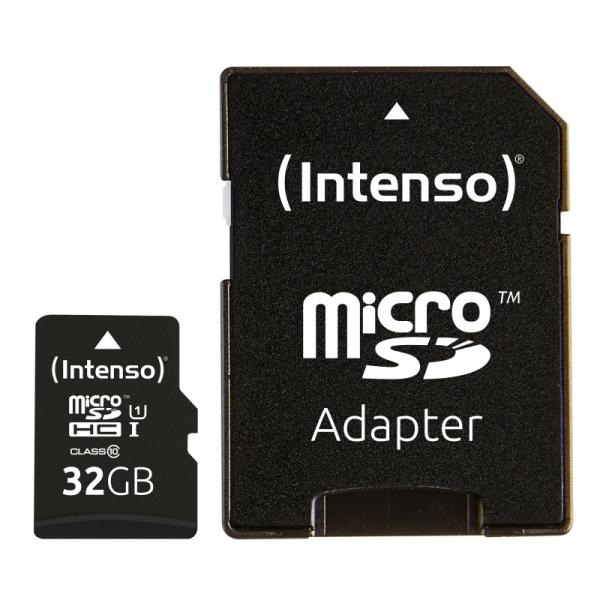 Intenso 3423480 micro sd uhs-i premium 32gb c/adap