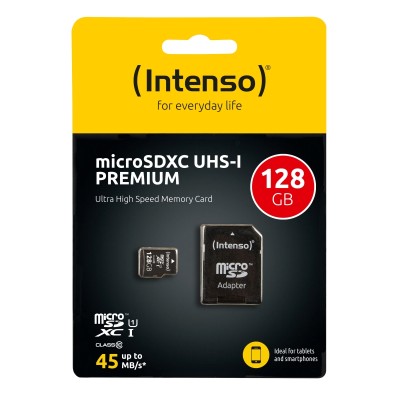 Intenso 3423491 micro sd uhs-i premium 128g c/adap