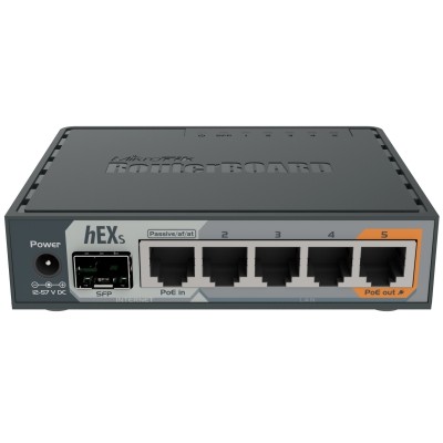 Mikrotik rb760igs hex s router 5xgb 1xsfp l4