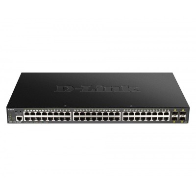 D-link dgs-1250-52xmp/e switch 48xg poe+4x10g sfp+