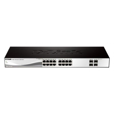 Switch D-Link DGS-1210-20/ 20 Puertos/ RJ45 10/100/1000/ SFP