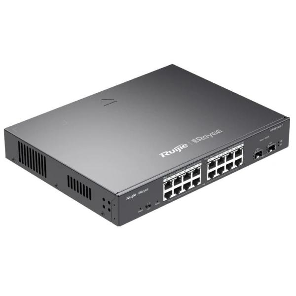 Ruijie switch 16xgb rj45 poe/poe+ 2 sfp slots 240w