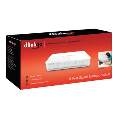 D-link go-sw-8g switch 8xgb mini