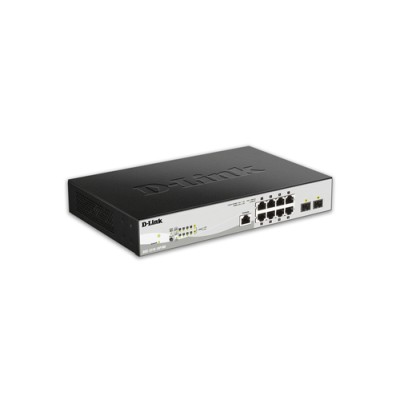 D-link dgs-1210-10p/me/e 10xgb poe+ switch 2xc