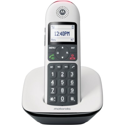 Motorola cd5001 telefono dect teclas grandes blanc