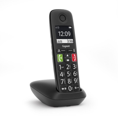 Gigaset e290 inalámbrico dect duo negro