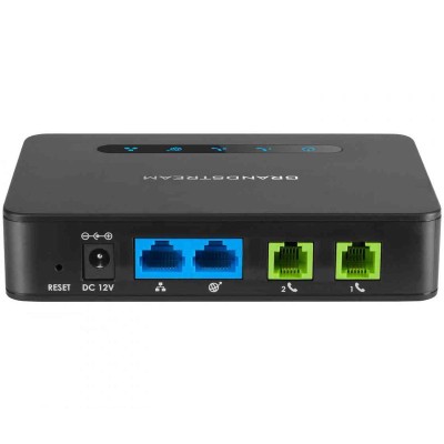 Grandstream gateway ata ht812 (2fxs-1eth)