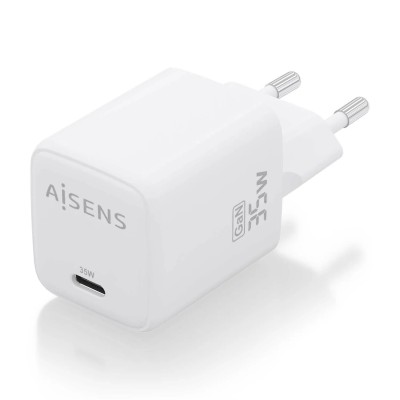 Cargador Gan de Pared Aisens ASCH-35W1P016-W/ 1xUSB Tipo-C/ 35W