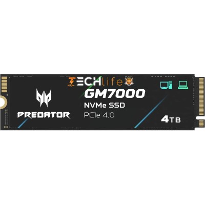 Acer Predator GM7000 con Disipador SSD NVMe 4TB a 7400MB/s PCIe