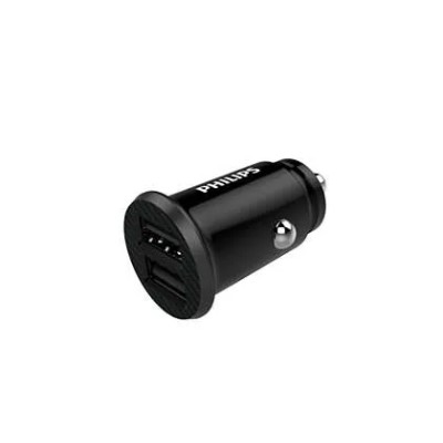 Cargador de Coche Philips DLP2510/ 2xUSB/ 12W