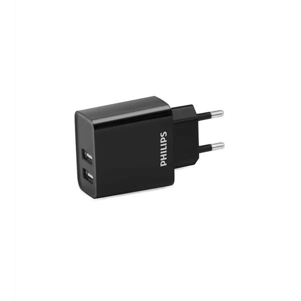 Cargador de Pared Philips DLP2610/ 2xUSB/ 15.5W