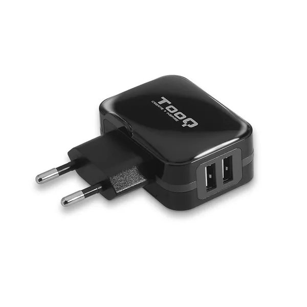 Cargador de Pared TooQ TQWC-1S02/ 2xUSB/ 17W