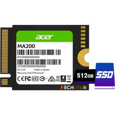 Acer MA200 SSD NVMe 512GB a 4700MB/s M.2 2230 PCIe 4.0