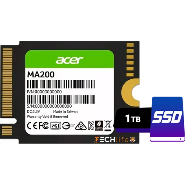 Acer MA200 SSD NVMe 1TB a 4700MB/s M.2 2230 PCIe 4.0