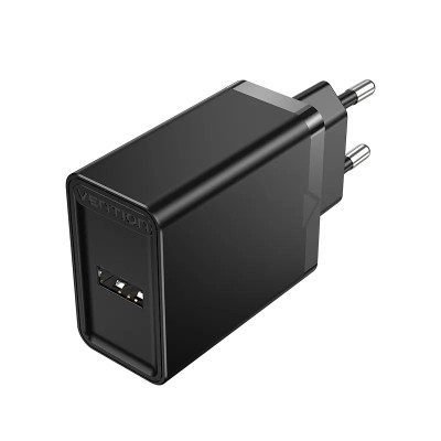 Cargador de Pared Vention FAAB0-EU/ 1xUSB/ 12W