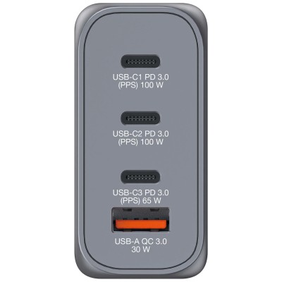 Cargador de Pared Universal Verbatim GNC-100/ 3xUSB Tipo-C/