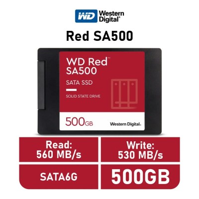 WD SSD Red SA500 NAS 500GB 2.5" SATA 6Gb/s 560MB/s