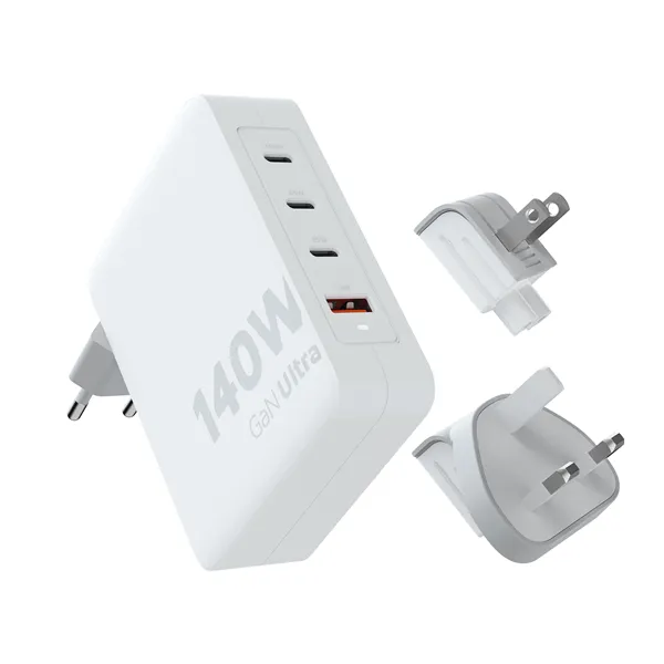 Cargador de Pared Universal Xtorm XVC2140/ 3xUSB Tipo-C/ 1xUSB + Cable USB Tipo-C/ 140W