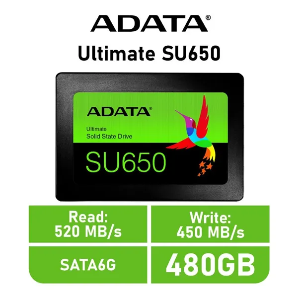 ADATA Ultimate SU630 SSD 480GB 2.5" a 520MB/s SATA 6GB/s